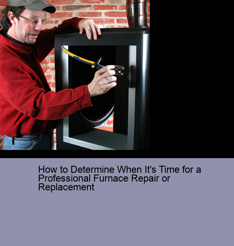 How to Determine When It's Time for a Professional Furnace Repair or Replacement
