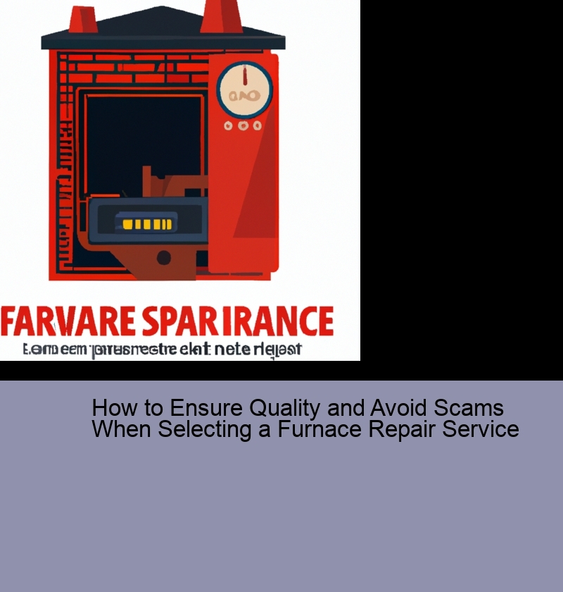 How to Ensure Quality and Avoid Scams When Selecting a Furnace Repair Service